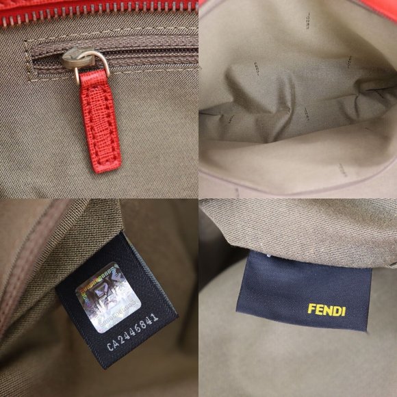 FENDI Roll Tote Zucca Canvas and Leather Tote - Picture 12 of 13
